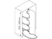 VS Cornerstone Maxx Ext Pole 1350-1600mm