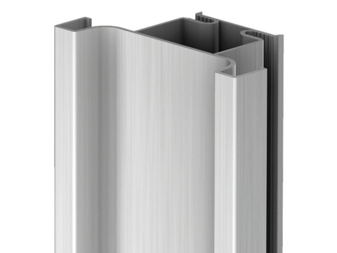 Profile Handle, for Vertical Fixing Between Doors, Gola System D