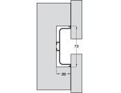 Gola C+ Hori Profile 4.1m Alu White
