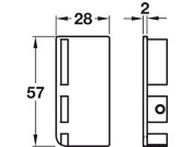 Gola Sys B+ Trim Caps for Prof Alu Slv