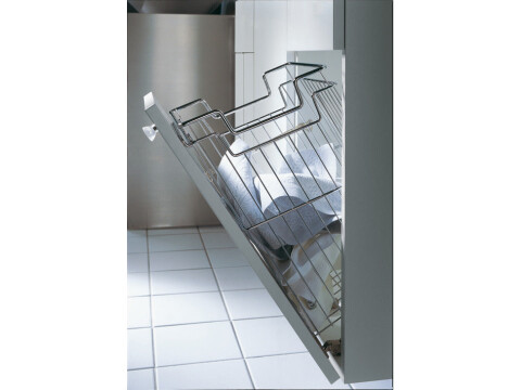 Laundry Basket Angled Chr 23.5Lts 300mm