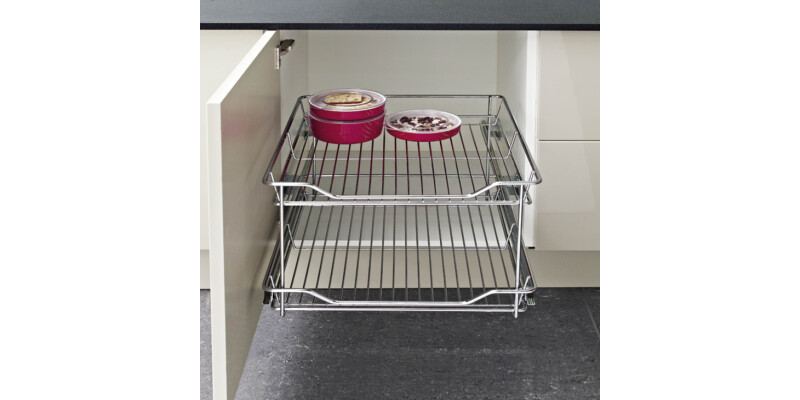PO Storage Basket Set Lin Base 300/200mm