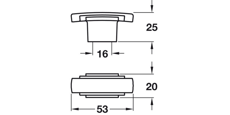 Jazz Pull Hdl ZA Pol Chrome 16mm cc