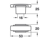 Jazz Pull Hdl ZA Pol Chrome 16mm cc