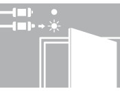 Loox LED Door Contact Switch Blk