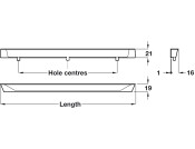 Sintesi Inset Hdl ZA Pol Chrome 128mm cc