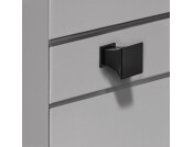 Augusta Knob D30x30mm Pol Chrome