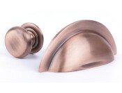 Jude Cup Hdl Brass Ant Copper 64 mm cc