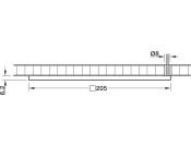 Loox LED3025 DL 24V/5.8W 4000K Slv