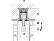 Hawa Junior 80B Pocket Dr FitSet 1D Long