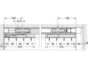 Hawa Junior 80B Pocket Dr FitSet 1D Long