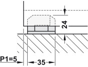 Hawa Junior 80B Pocket Dr FitSet 1D Long