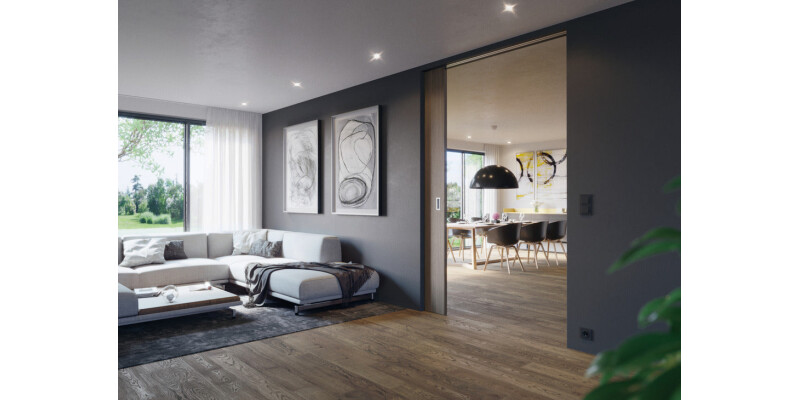 Fitting Set, for Sliding Interior Pocket Doors, Hawa Junior 80/B