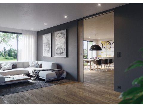 Fitting Set, for Sliding Interior Pocket Doors, Hawa Junior 80/B