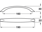 Kayla Bow Hdl ZA SS Effect 160mm cc