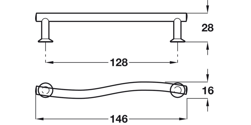 Kyle Pull Hdl ZA Matt Nickel 128mm cc