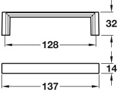 Jutland Pull Hdl ZA BN 128mm cc