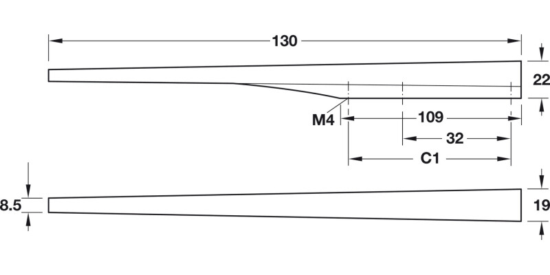 Libra Pull Hdl ZA Pol Chrome 32mm cc