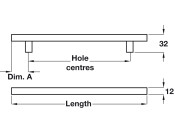 Barrington Bar Hdl St SSE D12mm 519mm cc