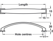 Augusta Bow Hdl+BP ZA PN 160mm cc