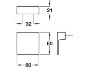 Dexter Pull Hdl ZA Pol Chr 32mm cc