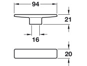 Luca Pull Hdl ZA Pol Chrome 16mm cc