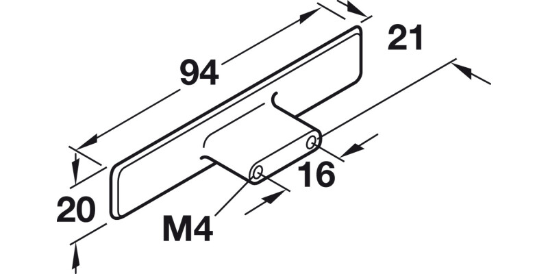 Luca Pull Hdl ZA Pol Chrome 16mm cc