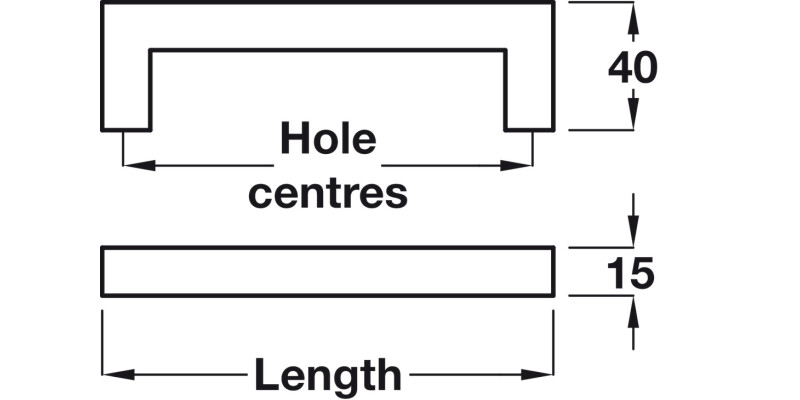 Hargrave D Pull Hdl St St BSS 128mm cc