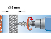 Fischer GK Plasterboard Dowel Nylon