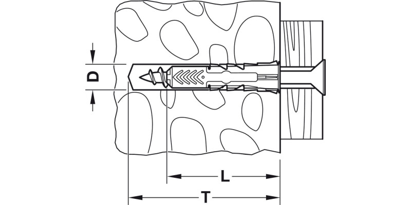 Fischer Duopower WallPlugs Short 5x25mm