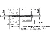 Window Frame Screw Csk Galv D7.5x182mm