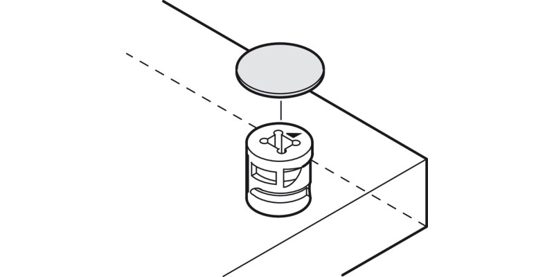 Cover Caps D18mm SA UF Wood Oak x36pc