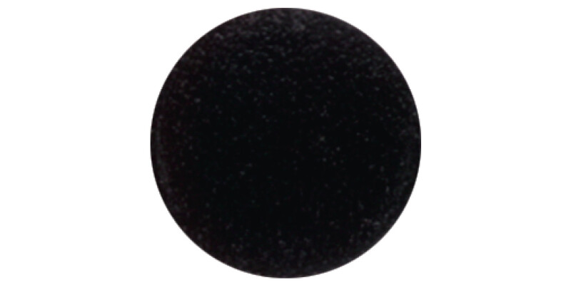 Cover Caps D18mm SA PolyV Black x36pc
