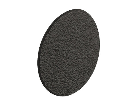 Cover Caps D18mm SA PolyV Black x36pc