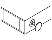 Cover Caps D12/2.5mm PF Pl White 9010