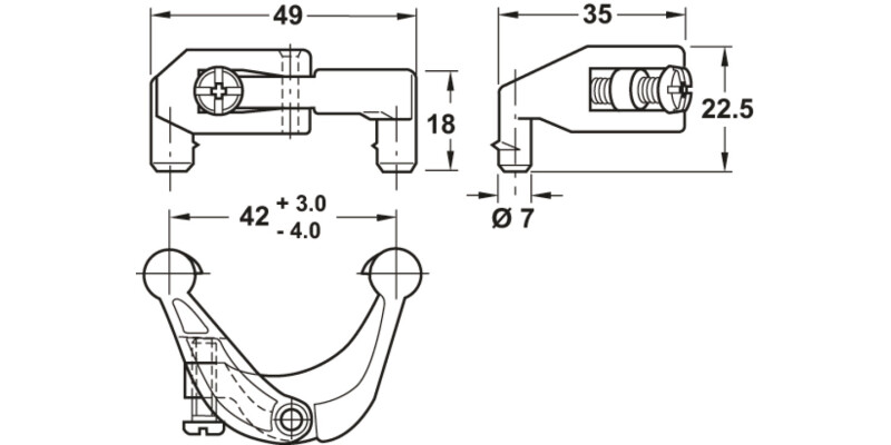 Mitre Joint Connector ZA Bright