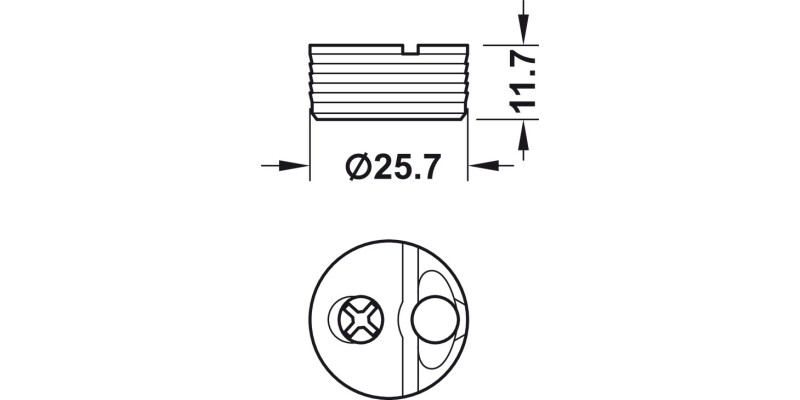 Tofix Connector Housing Pl White