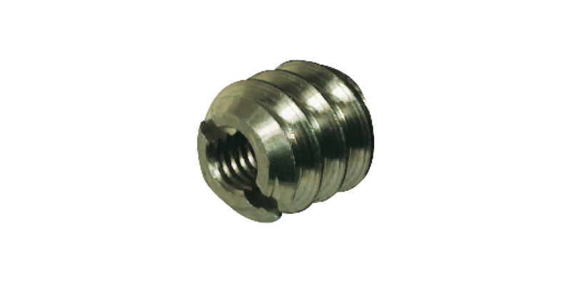 Screw-In Sleeve M6 D12x11mm St Brt