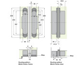 Tectus TE640 3D A8 180D Hinge BM
