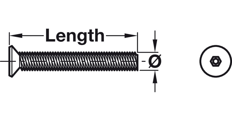 Machine Screw 6 Lobe Csk T30 M6x12mm SS