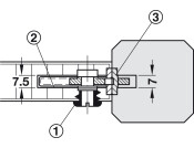 Giro Bolt-Striking Plate St Galv
