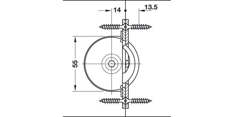 Giro Bolt-Lock St Galv