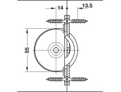 Giro Bolt-Lock St Galv