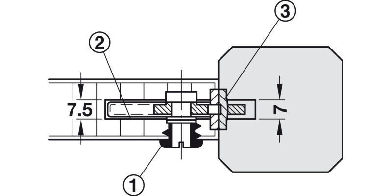 Giro Bolt-Lock St Galv