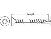 Spax® Floor Scr Csk TS20 D4.5x60mm Wrx