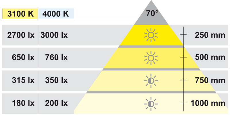 LooxC LED Polar DL 24V/5W 3100K Black