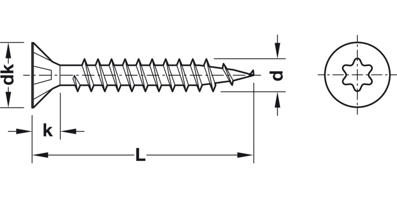 Spax Scr Ful Csk TS20 D4.0x45mm Wrx 200