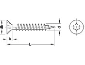 Spax Scr Ful Csk TS20 D4.0x30mm Wrx 200