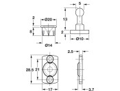 Speaker Panel Connector Pl Black