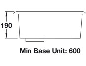RM UB45/ Atlan.Classic 490mm 1.0B Sink